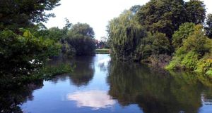 From the footbridge on the thames by Sonning.jpg